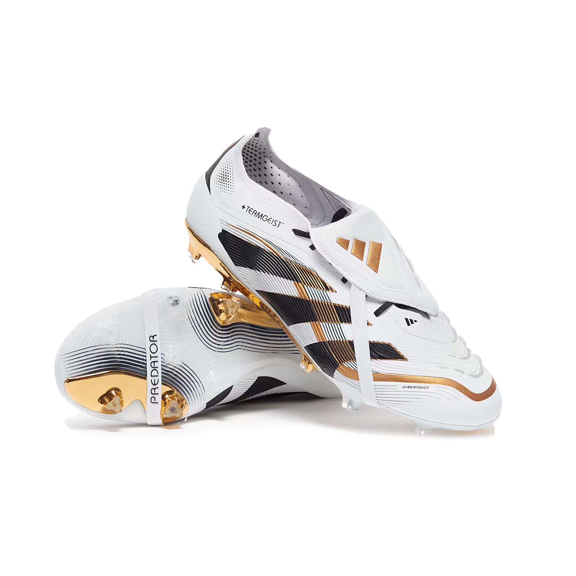 Adidas Predator Elite FG Soccer Cleats with Foldover Tongue - Teamgeist 2025 - Perfect for Competitive Matches and Training