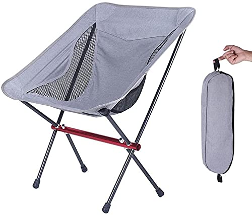 Ultralight Portable Folding Recliner Camping Chair for Adults - Heavy Duty Outdoor Fishing, Hiking, Picnic & Beach Chair - Perfect for Backpacking, Travel & Leisure Activities