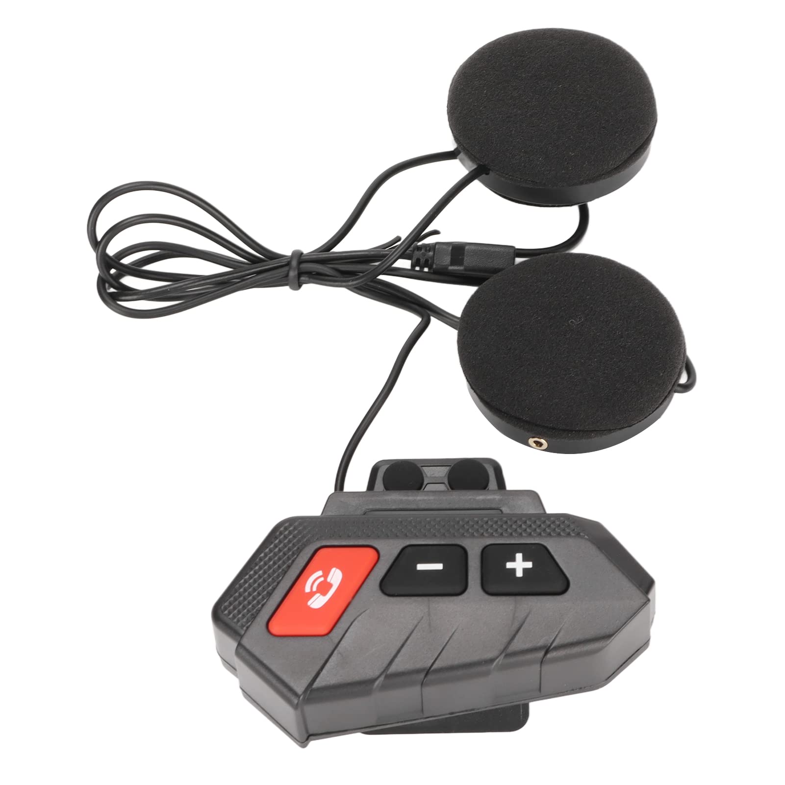 Motorcycle Bluetooth Headset with Speakers - Waterproof Motorbike Helmet Headset for Hands-Free Calls & FM Radio - Ideal for Motocross, Bike Riding & Skiing Adventures