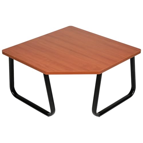 Modern Cherry Wood Corner Coffee Table - 29.5