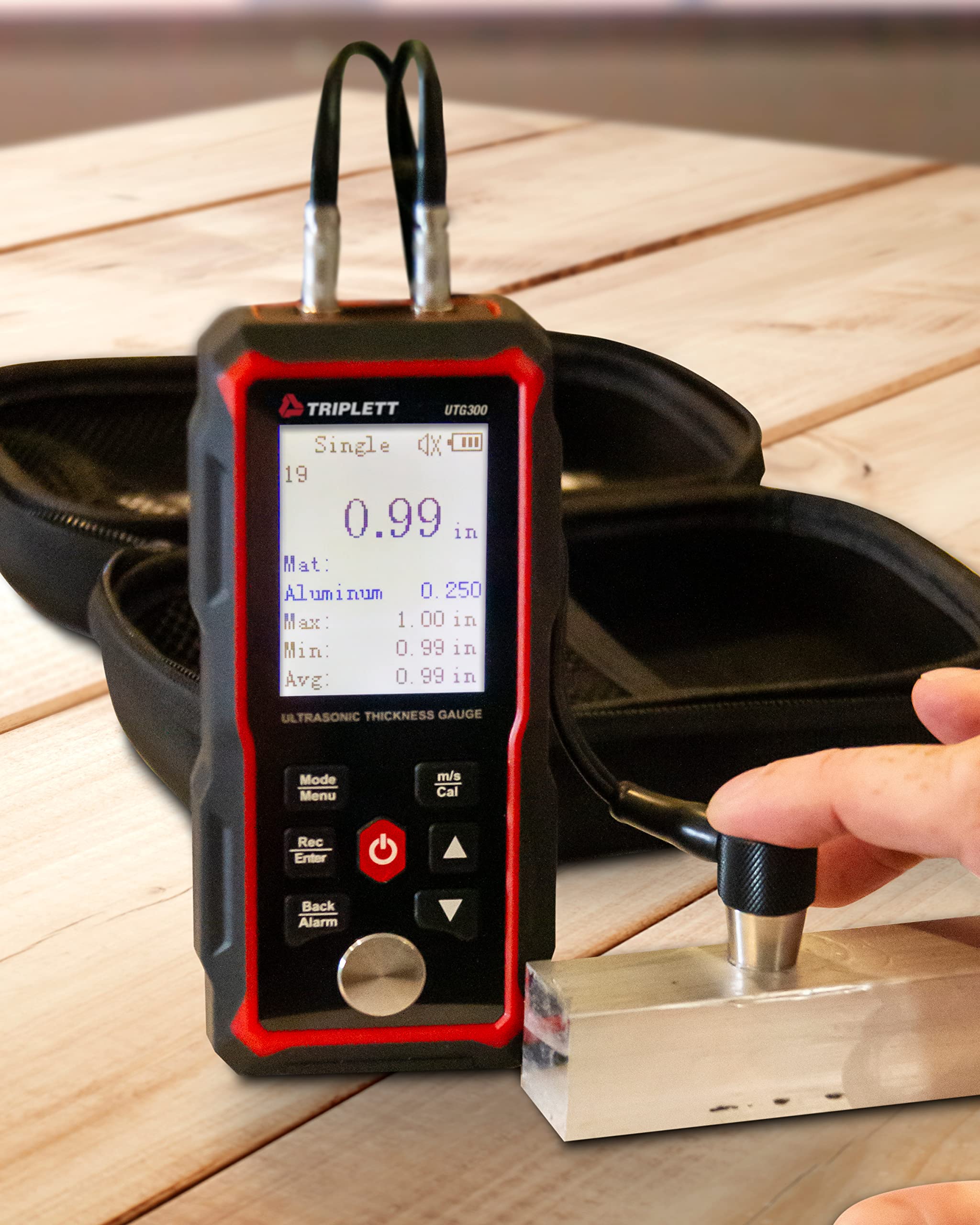 Triplett UTG300 Ultrasonic Thickness Gauge - 0.04