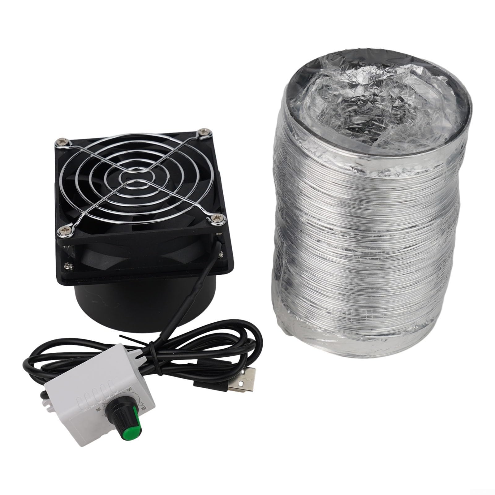Adjustable Speed USB Solder Smoke Absorber Fan with 3m Pipe - Fume Extractor for Soldering Station, DIY Electronics Workbench, Jewelry Making & PCB Repair