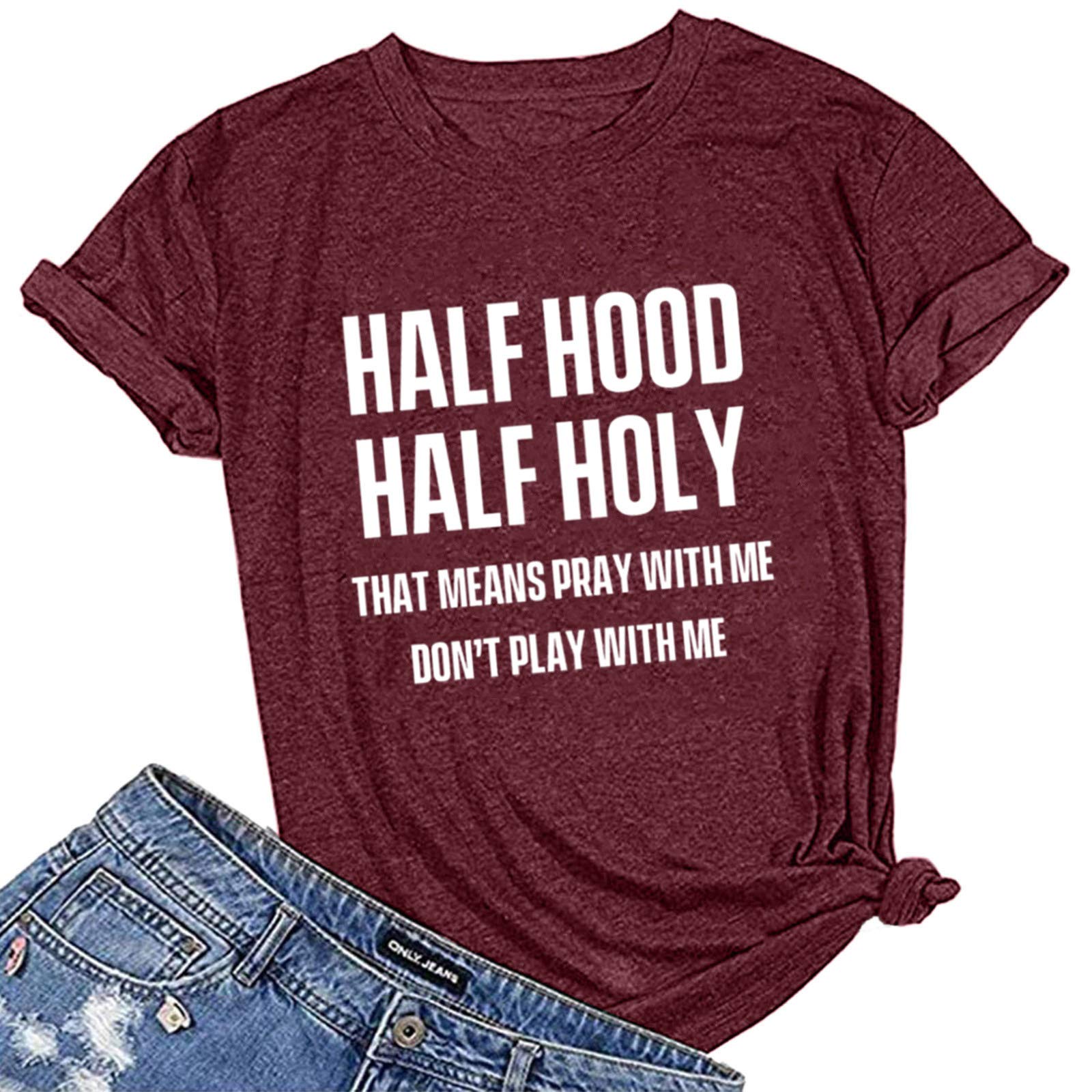 Women's Short Sleeve Graphic T-Shirts - Cute Funny Summer Tops & Tunics for Casual Wear, Outfits, and Beach Vacations