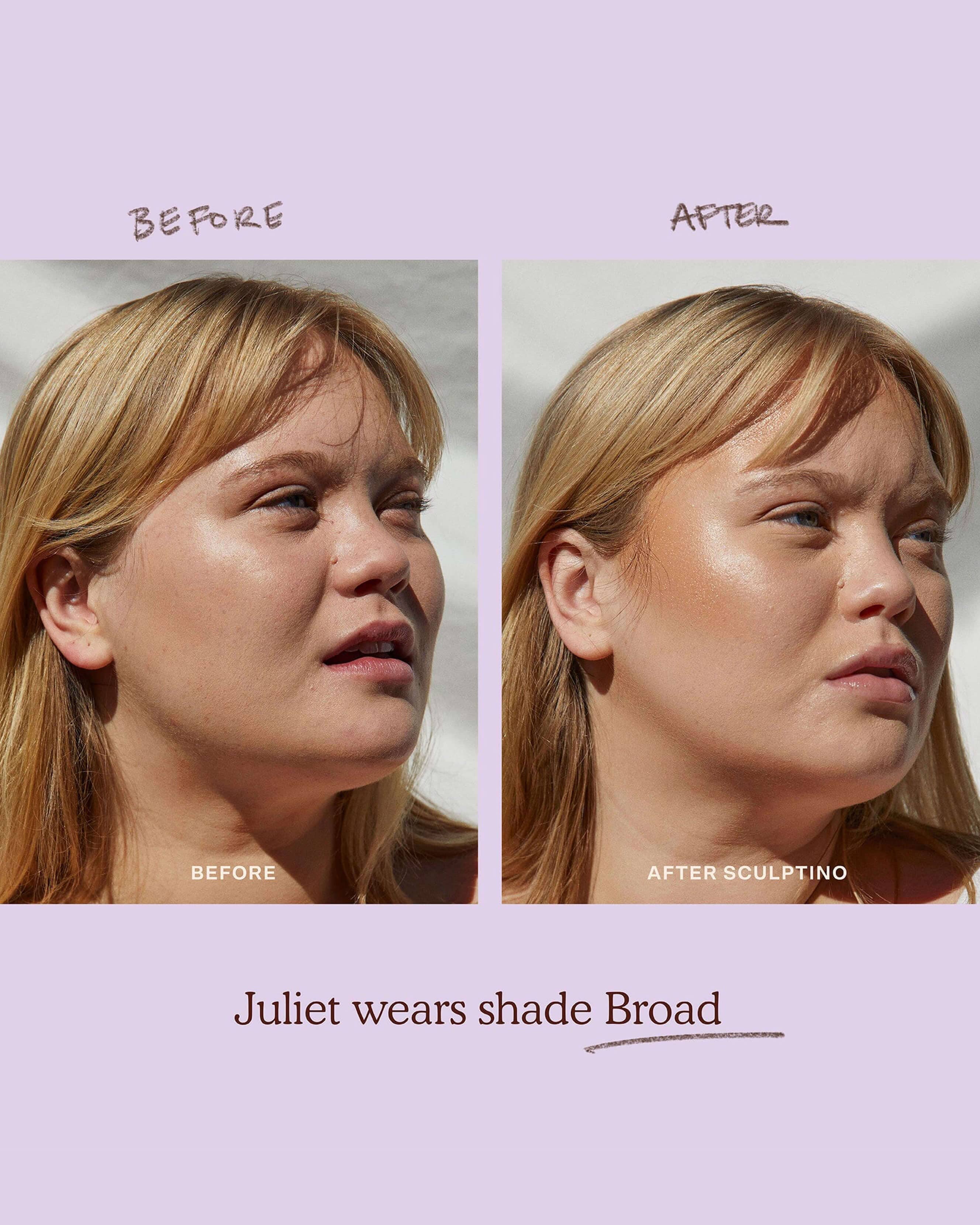 Sculptino® Soft Matte Cream Contour & Bronzer - Buildable Blendable Makeup for Natural Sun-Kissed Glow | Perfect for Everyday Wear & Professional Makeup Looks