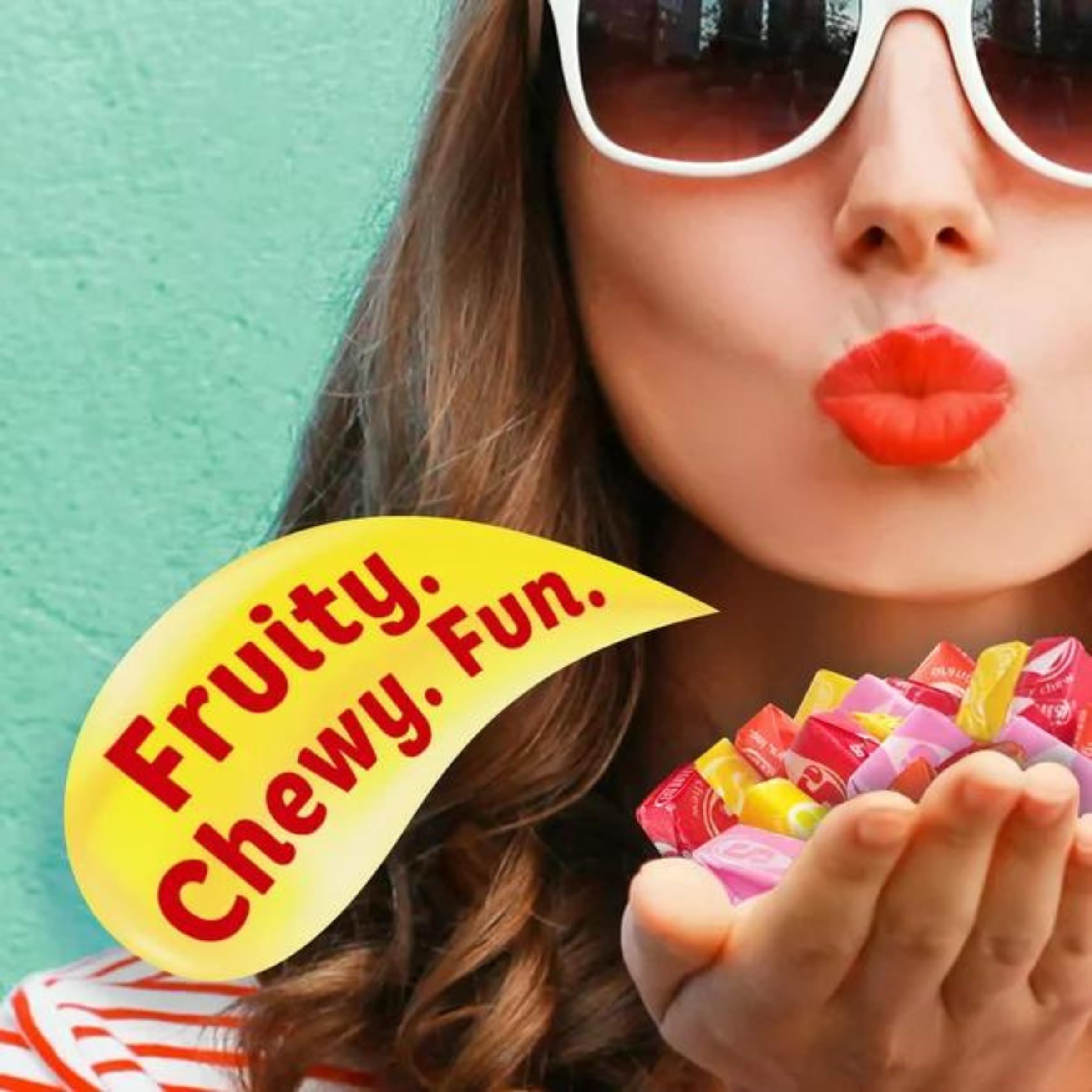 Starburst Original Fruit Chews Candy - Family Size 27.5oz Bag - Perfect for Halloween, Parties & Movie Nights