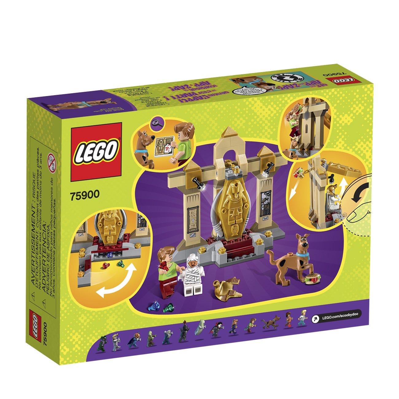 LEGO Scooby-Doo 75900 Mummy Museum Mystery Building Kit - 581 Pieces, Collectible Toy Set for Kids Ages 7+, Perfect for Creative Play and Halloween Decorations