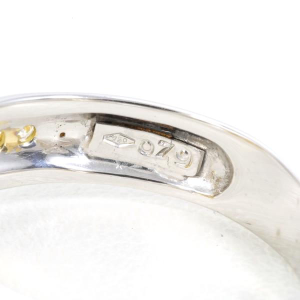 18K Yellow Gold and White Gold Diamond Ring for Women - Elegant Wedding, Engagement, Anniversary Jewelry Gift