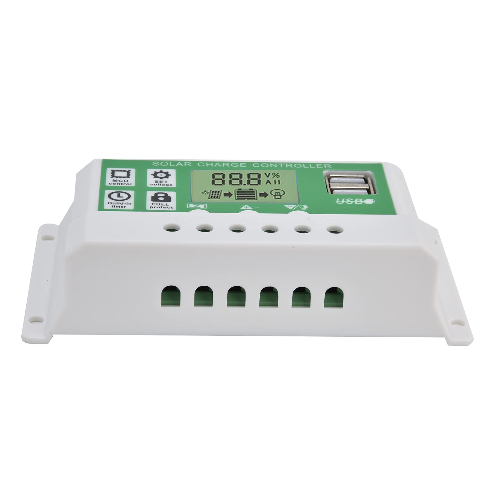 30A MPPT Solar Charge Controller for Commercial & Industrial Use - Smart Solar Panel Regulator for Efficient Energy Management in Off-Grid Systems
