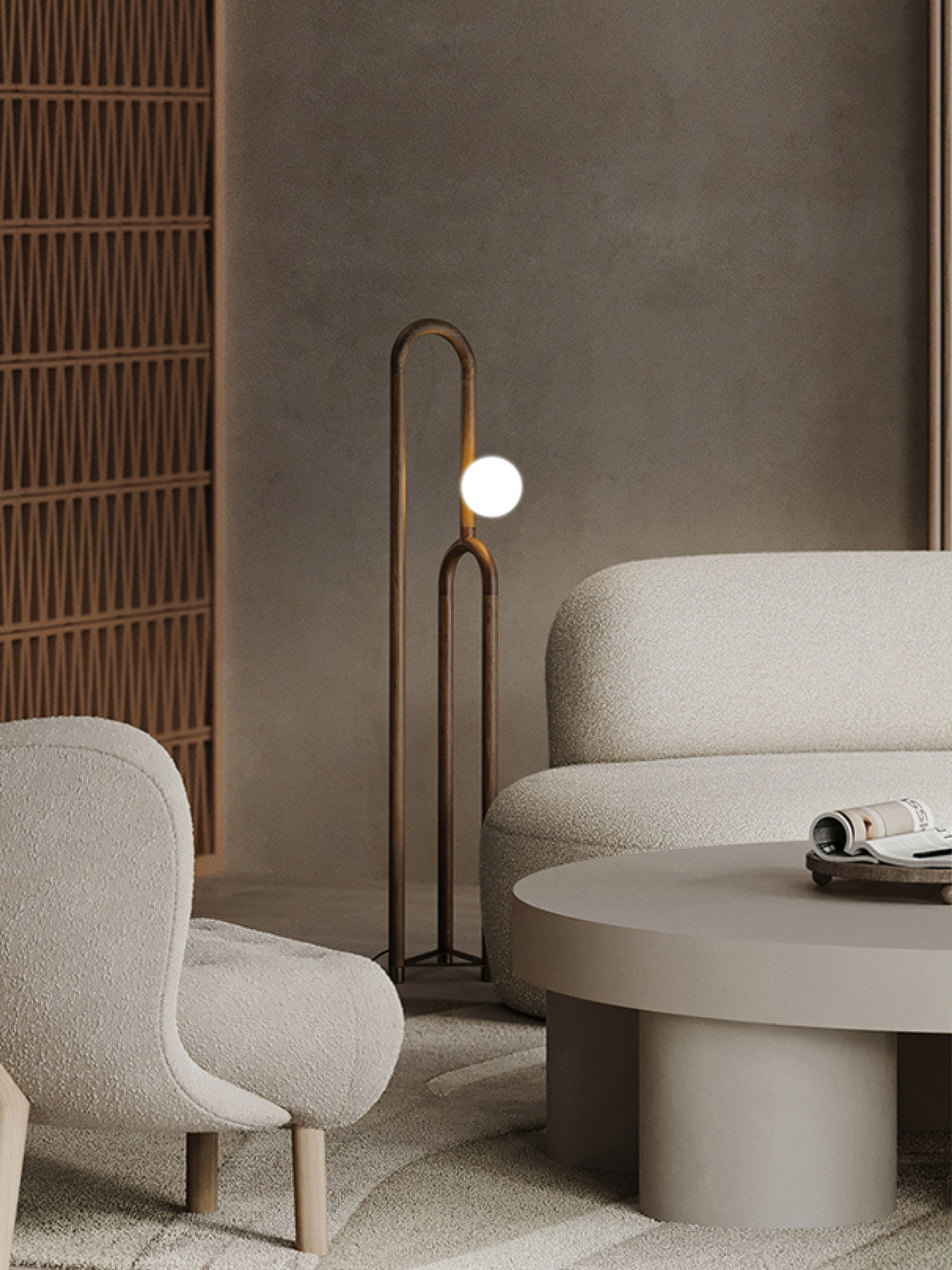 Modern Arc Floor Lamp with Adjustable Height - Stylish Reading Light for Living Room, Bedroom, and Office - Perfect for Cozy Corners and Workspaces