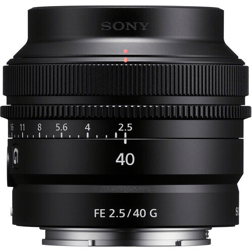 Sony FE 40mm f/2.5 G Full Frame Compact Prime Lens for Portrait, Street & Travel Photography - Perfect for Sony Alpha Mirrorless Cameras