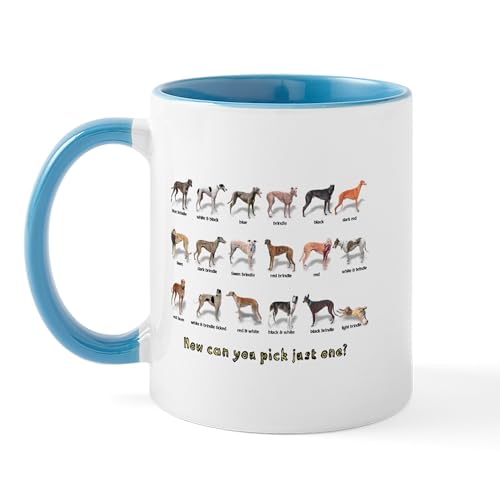 White/Blue Inside - Greyhound Colors Mug