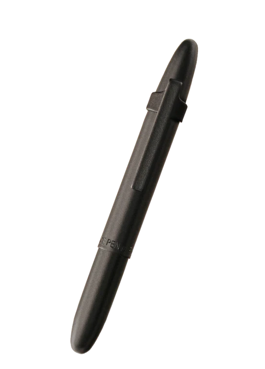 Matte Black Bullet Space Pen with Black Clip - Premium Tactical EDC Pen for Writing, Gifts, Office & Outdoor Adventures