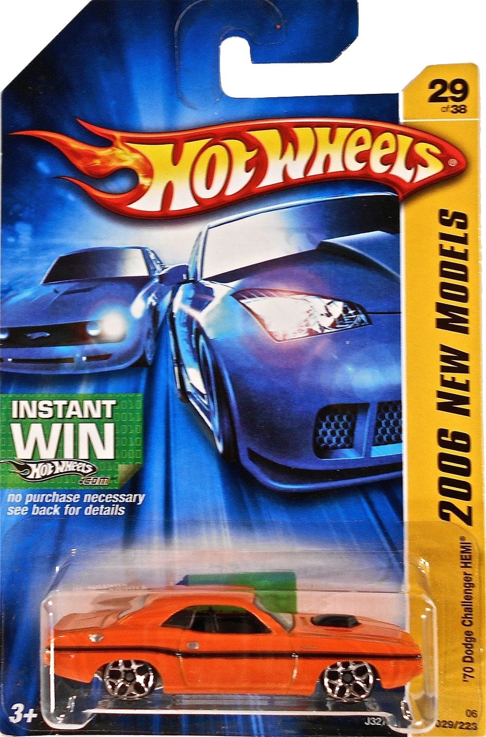 Hot Wheels 2006 '70 Dodge Challenger HEMI Die-Cast Car - Mint Condition in Original Box - Collectible Toy for Kids & Adults - Perfect for Display, Gifts, and Play