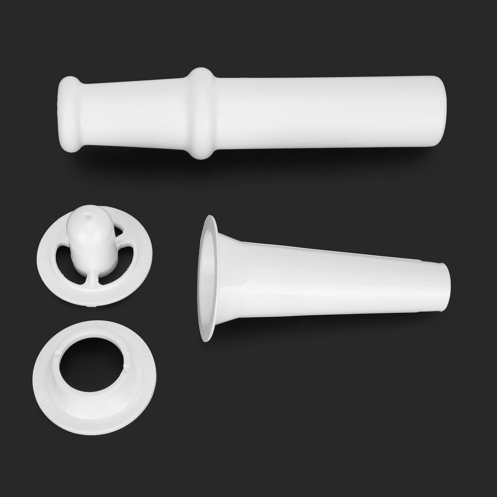 Universal Sausage Stuffer Nozzle Kit - ABS Plastic Food Pusher & Kubbe Attachment - Easy Install for 5# Meat Grinder & Stand Mixer - Perfect for Homemade Sausages, Kebbe & Meat Stuffing
