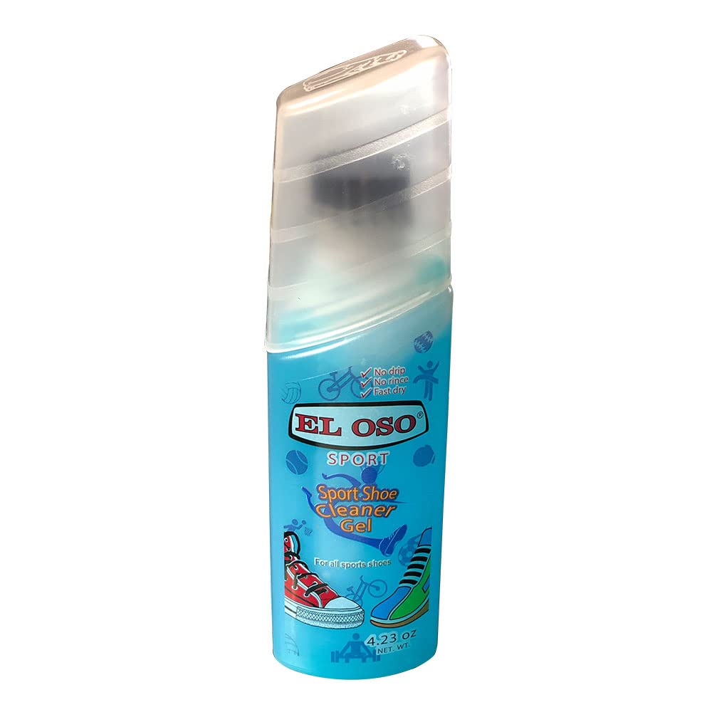 El Oso Sneaker & Sports Shoe Cleaning Gel - 4.23oz Shoe Cleaner for White Sneakers, Prevents Oxidation - Perfect for Gym Shoes, Running Sneakers & Casual Footwear Care