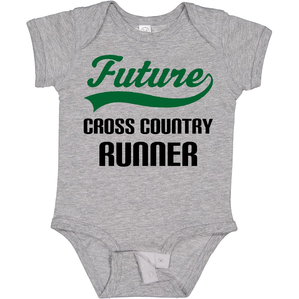 Inktastic Future Cross Country Runner Baby Bodysuit - Cute Running Outfit for Toddlers & Infants - Perfect for Sports Day, Family Photos & Active Playtime