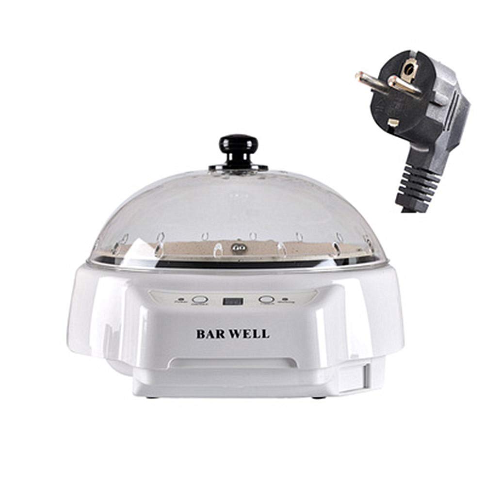 Premium Smart Electric Coffee Roaster & Grinder Machine - 220V Home Use for Coffee Beans, Dried Fruits, Peanuts & Seeds - Compact & Efficient White Roaster for Perfect Brews & Snacks - Ideal for Coffee Enthusiasts & Healthy Snack Lovers