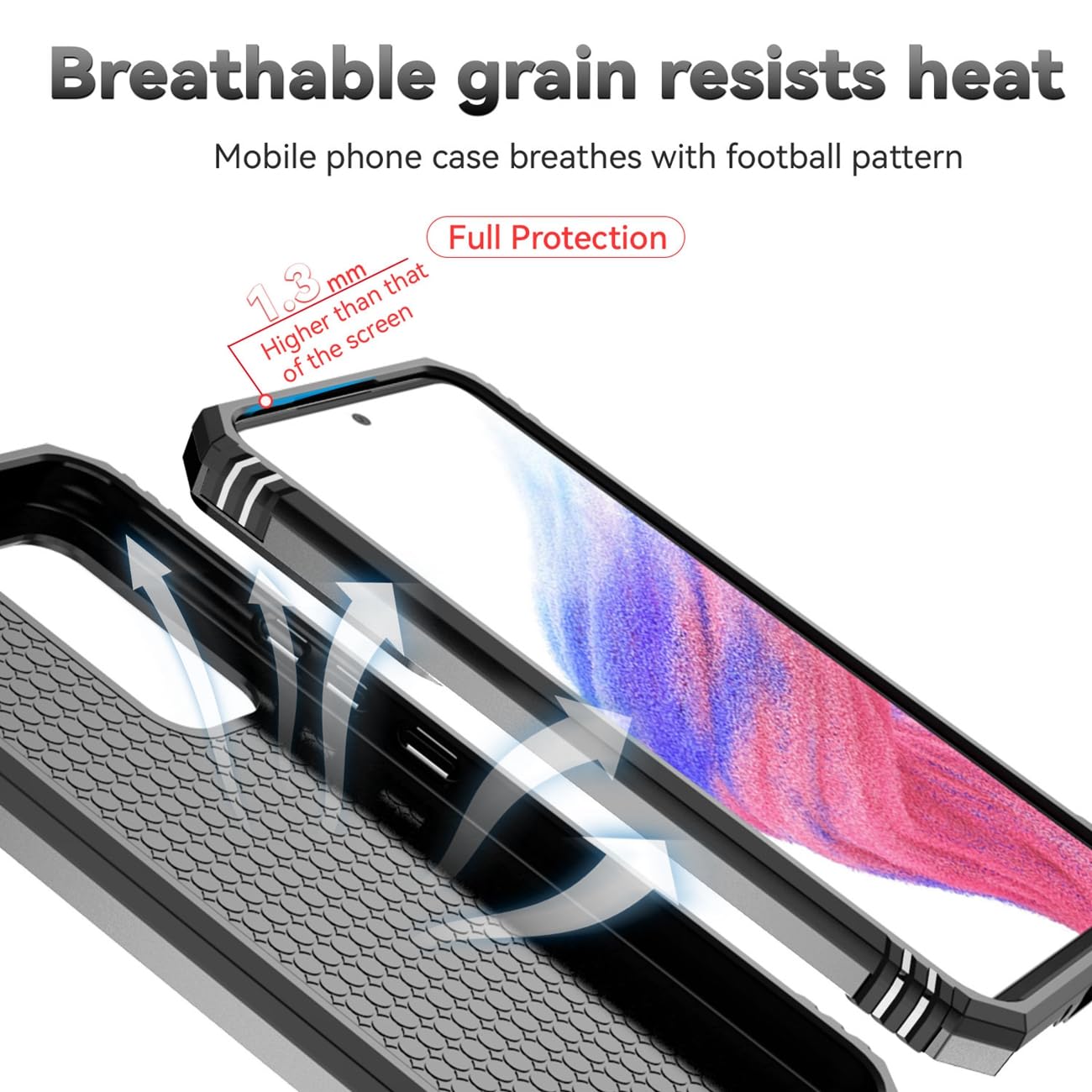 Samsung Galaxy A54 5G Case with Tempered Glass Screen Protector, Slide Camera Cover & Magnetic Ring - Shockproof Protective Phone Cover for Samsung A54 5G (SM-A546U) - Perfect for Car Mounting, Kickstand Use and Daily Protection (Silver)