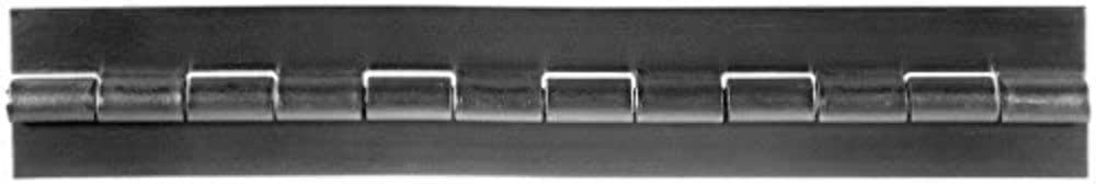 Buyers Products S73 Heavy Duty Steel Continuous Hinge - 4ft Length for Doors, Gates & Cabinets - Corrosion Resistant Industrial Hinge for Outdoor & Indoor Use