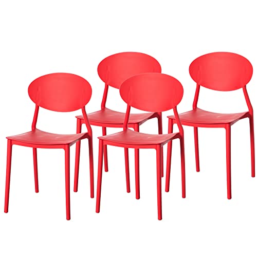Set of 4 Red