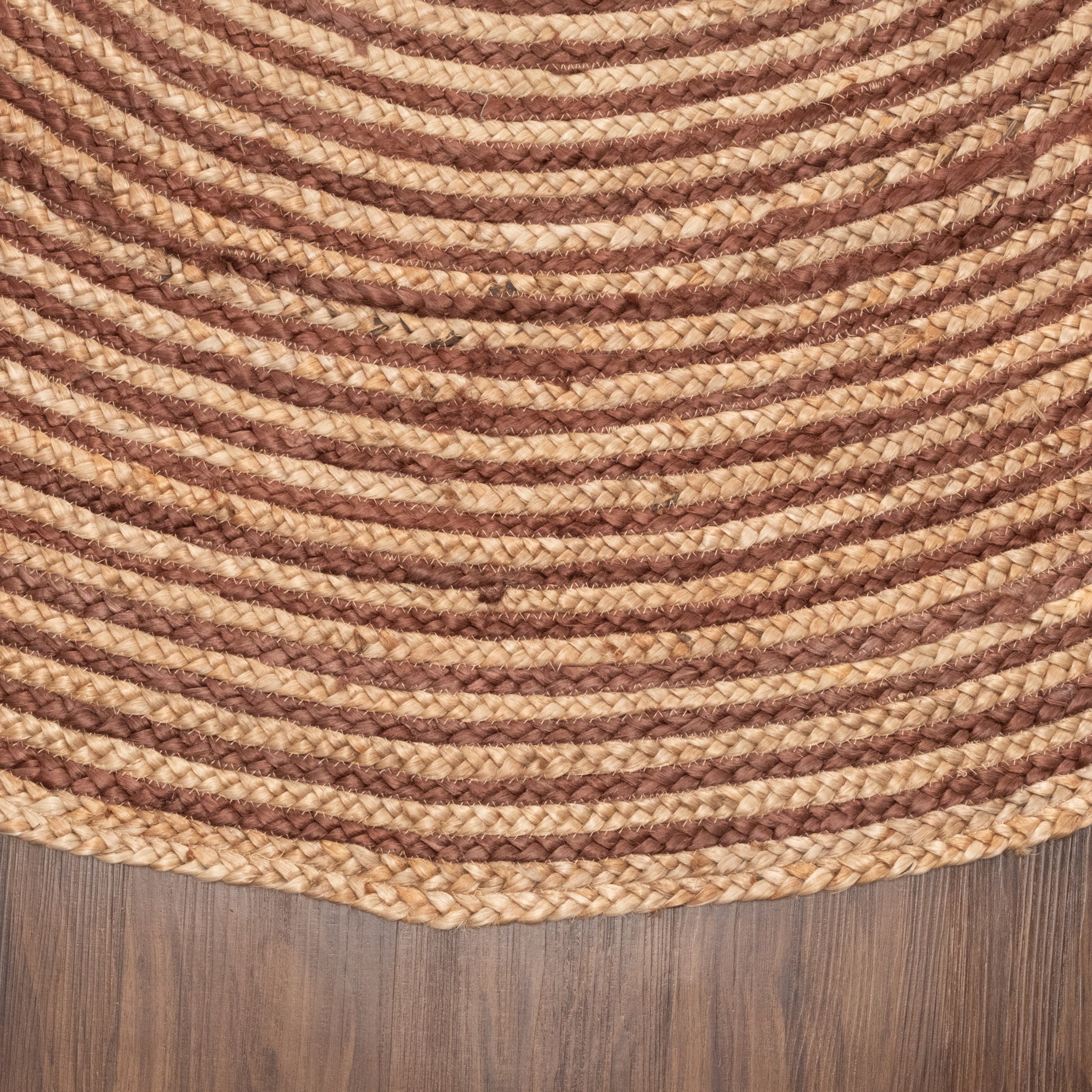 Braided Jute Reversible Handwoven Rug - Natural Fiber Indoor/Outdoor Area Rug for Living Room, Bedroom, Patio & Deck - Eco-Friendly Home Decor