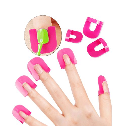 Professional Nail Polish Edge Anti-Flooding Template Clip Set - Precise Nail Art Tools for Perfect Manicures | Ideal for DIY Home Nail Care & Salon Use