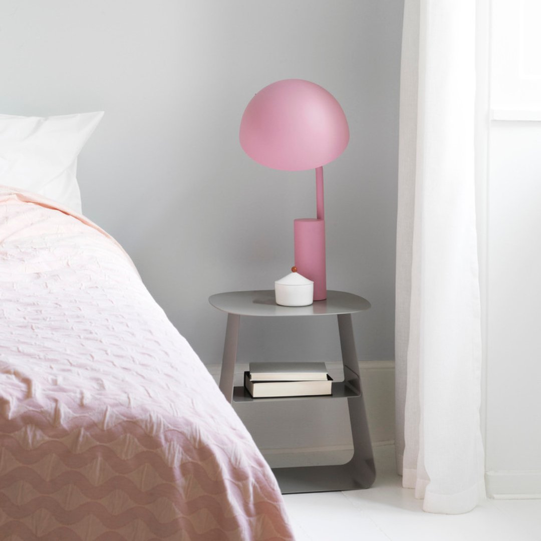 Modern LED Cap Table Lamp - Adjustable Brightness Bedside Night Light for Living Room, Bedroom & Office - Energy Efficient Reading Lamp with USB Port & Touch Control