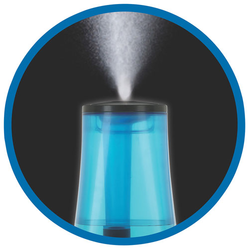 PURE GUARDIAN H5450BCA 100-Hour Ultrasonic Warm & Cool Mist Humidifier - Factory Serviced with Home Essentials Warranty - Perfect for Bedroom, Nursery & Office Use
