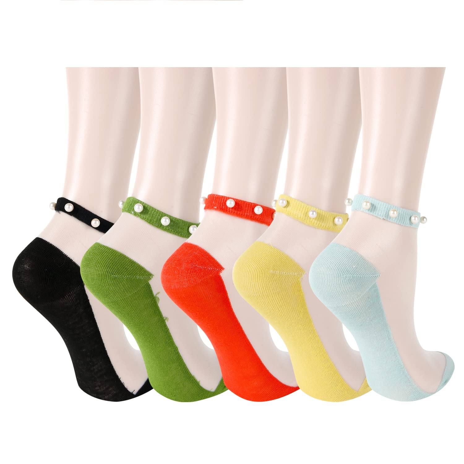 Benefeet Sheer Ankle Socks for Women - Thin Lace Nylon Summer Socks for Daily Wear