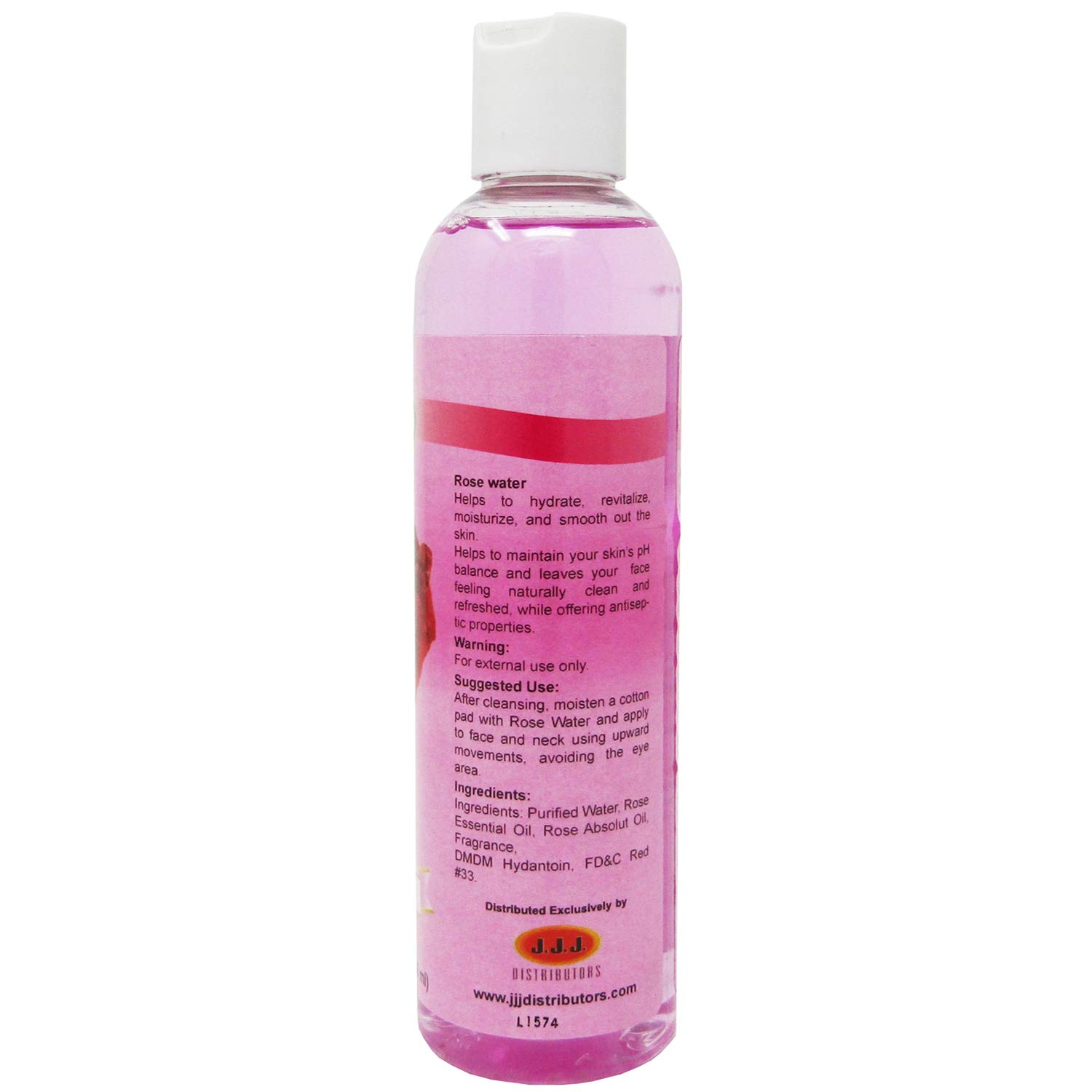 8 Oz Rose Water Facial Toner - Agua De Rosas for Hydrating & Refreshing Skin | Perfect for Daily Skincare Routine & Makeup Prep