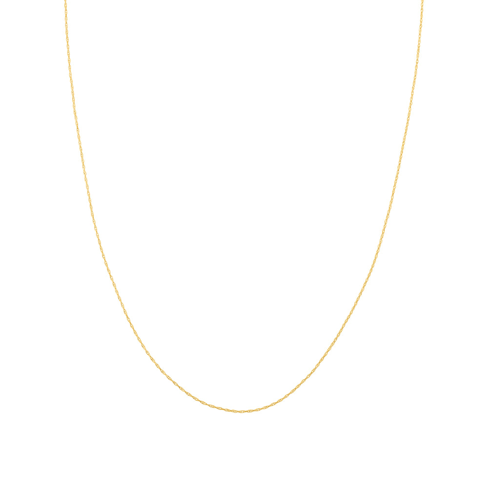 14K Yellow Gold Rope Chain Necklace for Women - Dainty & Elegant Jewelry Gift for Birthday, Anniversary, Valentine's Day - Perfect for Layering or Everyday Wear