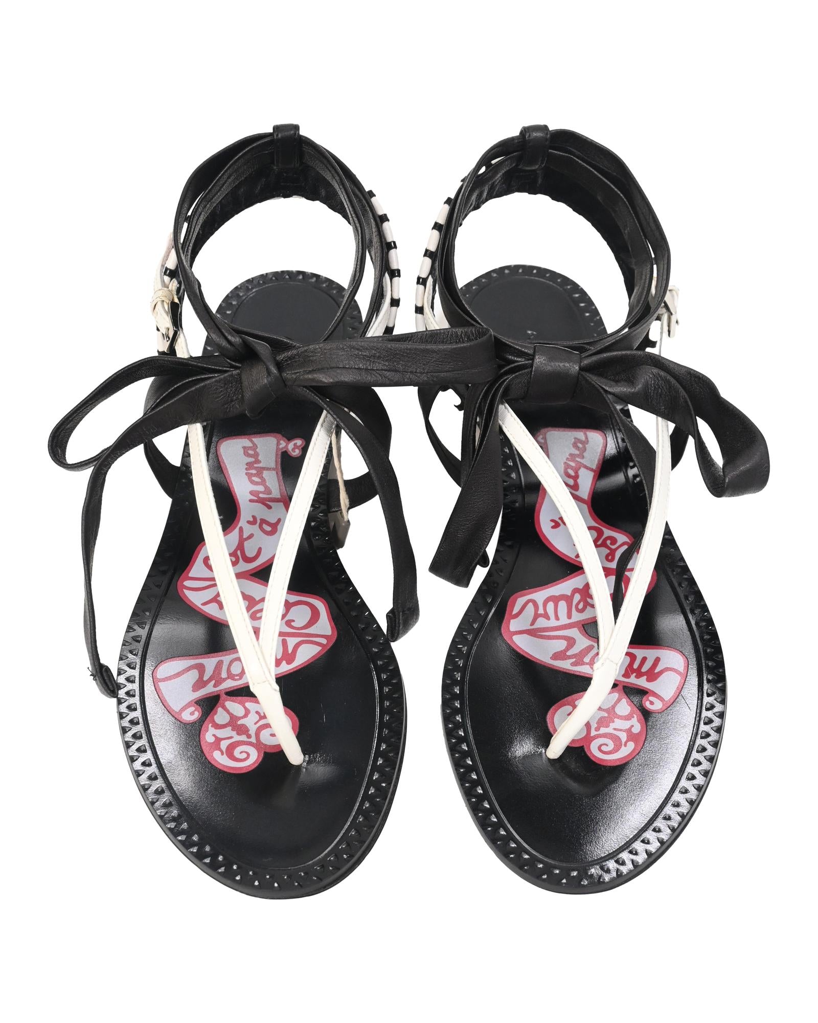 Alaa Tie-Up Flat Sandals for Women - Comfortable Strappy Summer Beach Sandals | Casual Walking Shoes for Outdoors, Vacations & Daily Wear