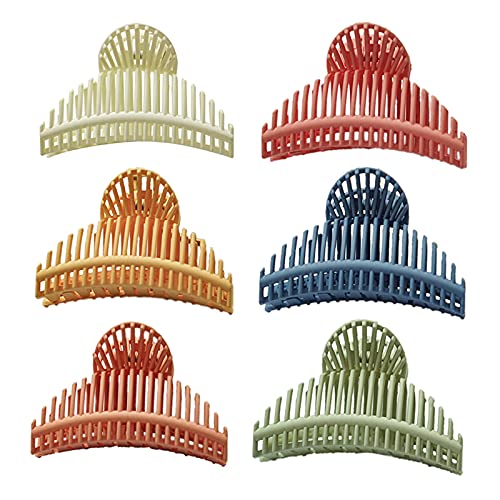 Licogel Non-Slip Hair Claw Clip with Interlocking Teeth - Strong Hold Hair Clips for Thick & Curly Hair - Handmade Hair Barrettes for Women & Girls - Perfect for Workouts, Office & Everyday Styling
