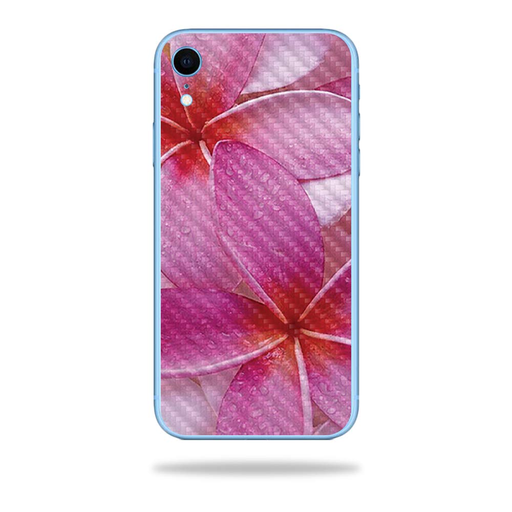 Premium Carbon Fiber Skin for Apple iPhone XR - Floral Design | Protective & Durable Textured Cover | Easy to Apply & Remove | Made in USA | Perfect for Daily Use, Travel & Style Protection