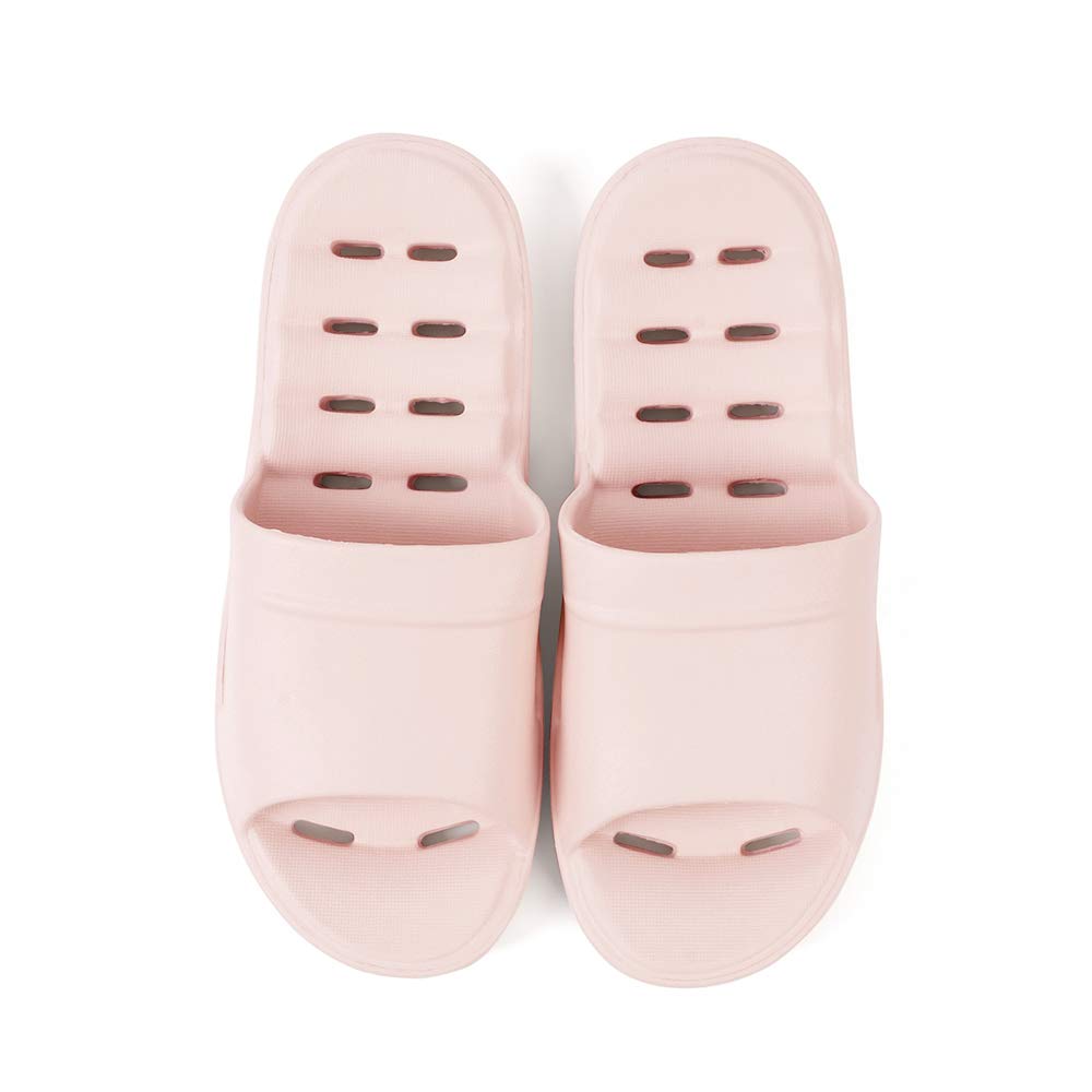 Luffymomo Women's Non-Slip Shower Sandals with Drainage Holes - Comfortable Bathroom Slippers for Spa, Pool & Home Use