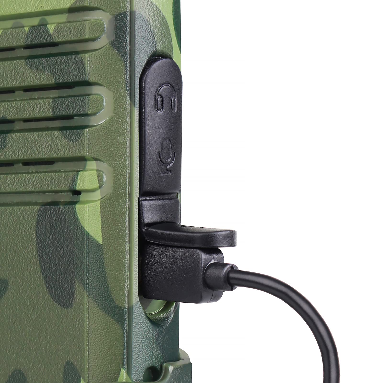 Retevis RT22 Rechargeable Walkie Talkies - Long Range Two-Way Radios with VOX Hands Free, Portable & Lightweight for Hunting, School, Restaurant (10 Pack, Camouflage) - Perfect for Outdoor Adventures, Emergency Communication and Team Coordination