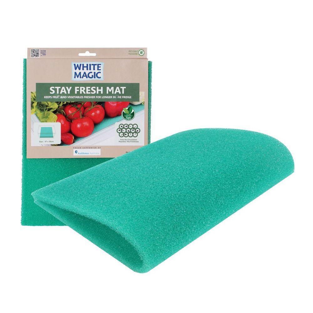 White Magic Stay Fresh Antibacterial Mat - Odor Control & Moisture Absorbing for Shoes, Gym Bags & Sports Gear - Perfect for Athletes & Active Lifestyles