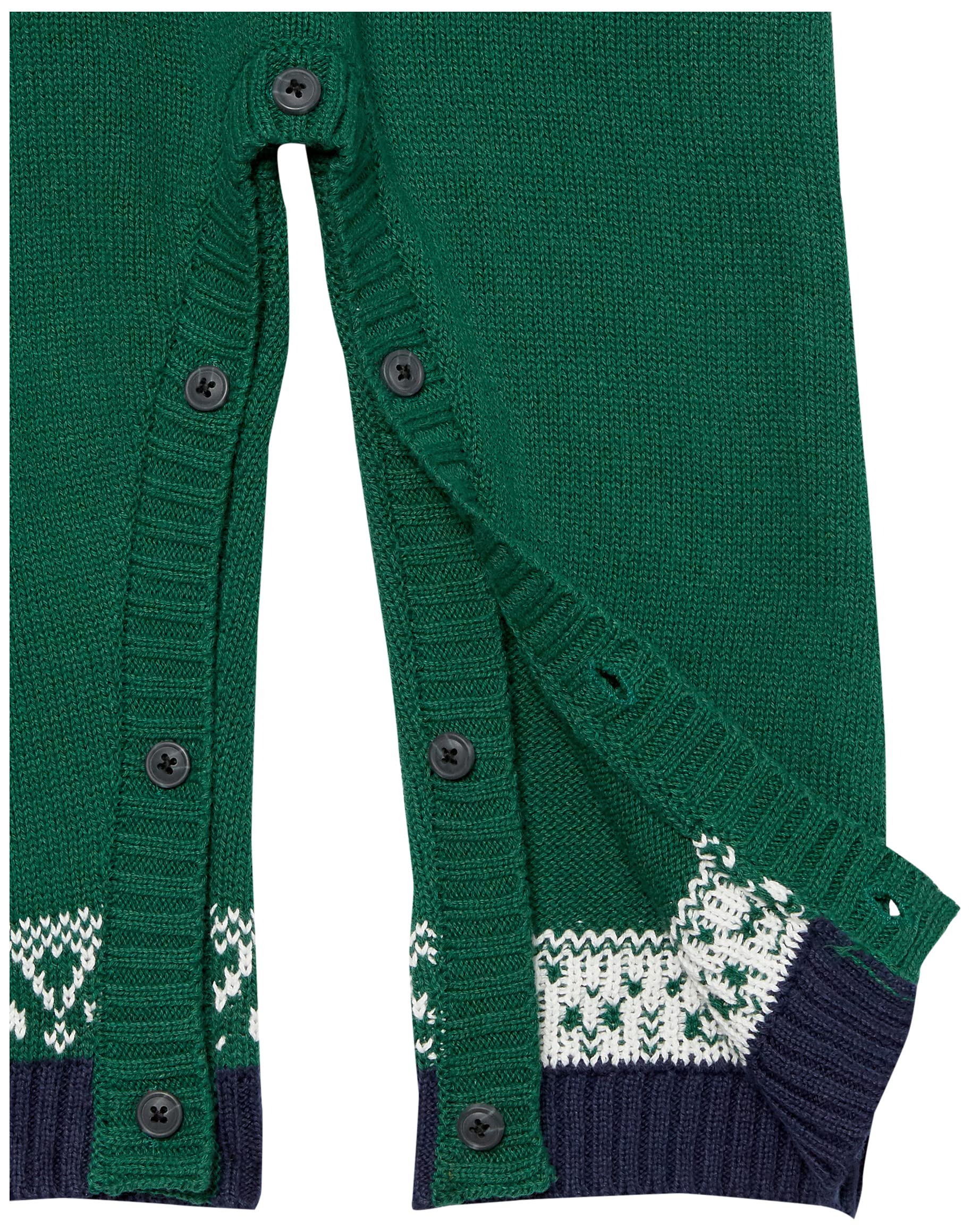 Izod Baby Boys' Holiday Sweater Coverall - Festive Outfit for Christmas & Winter Family Gatherings | Soft & Cozy Jumpsuit for Infants & Toddlers (Perfect for Holiday Photos, Parties & Seasonal Events)
