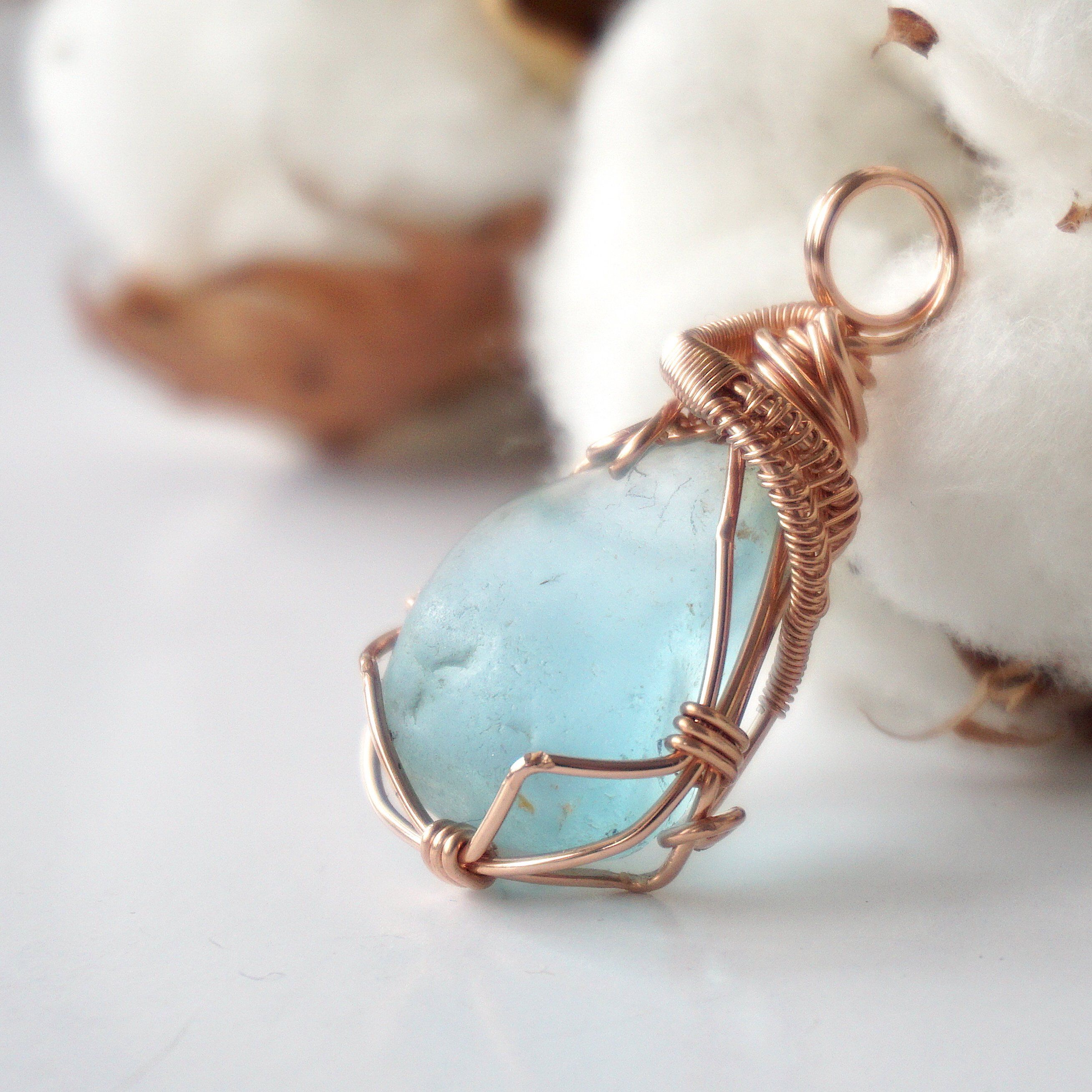 Blue Topaz Rose Gold Jewelry - Elegant Pendant Necklace for Women, Perfect for Gifts, Weddings & Special Occasions