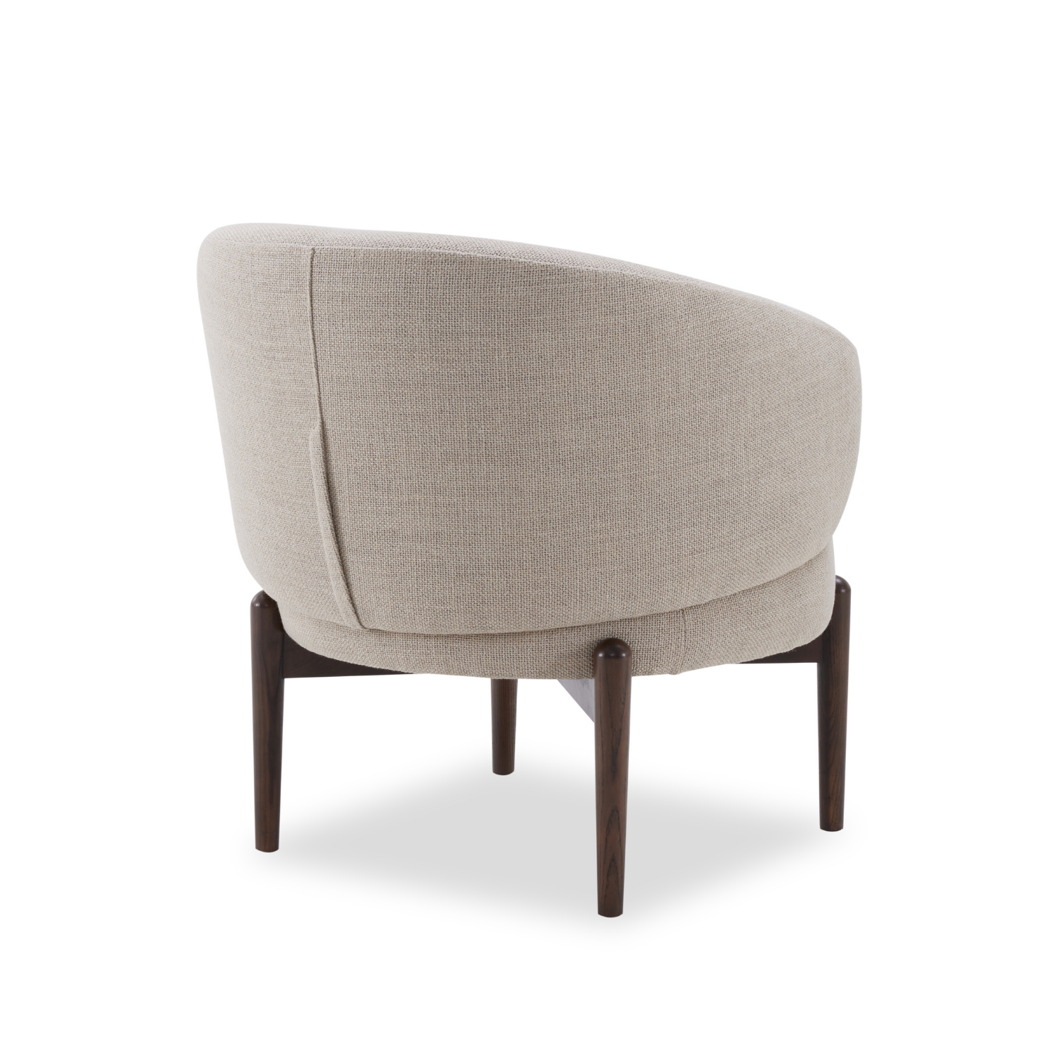 Bloor Accent Chair in Link Ecru - Modern Upholstered Lounge Chair for Living Room, Bedroom, or Office - Perfect for Reading, Relaxing, and Home Decor