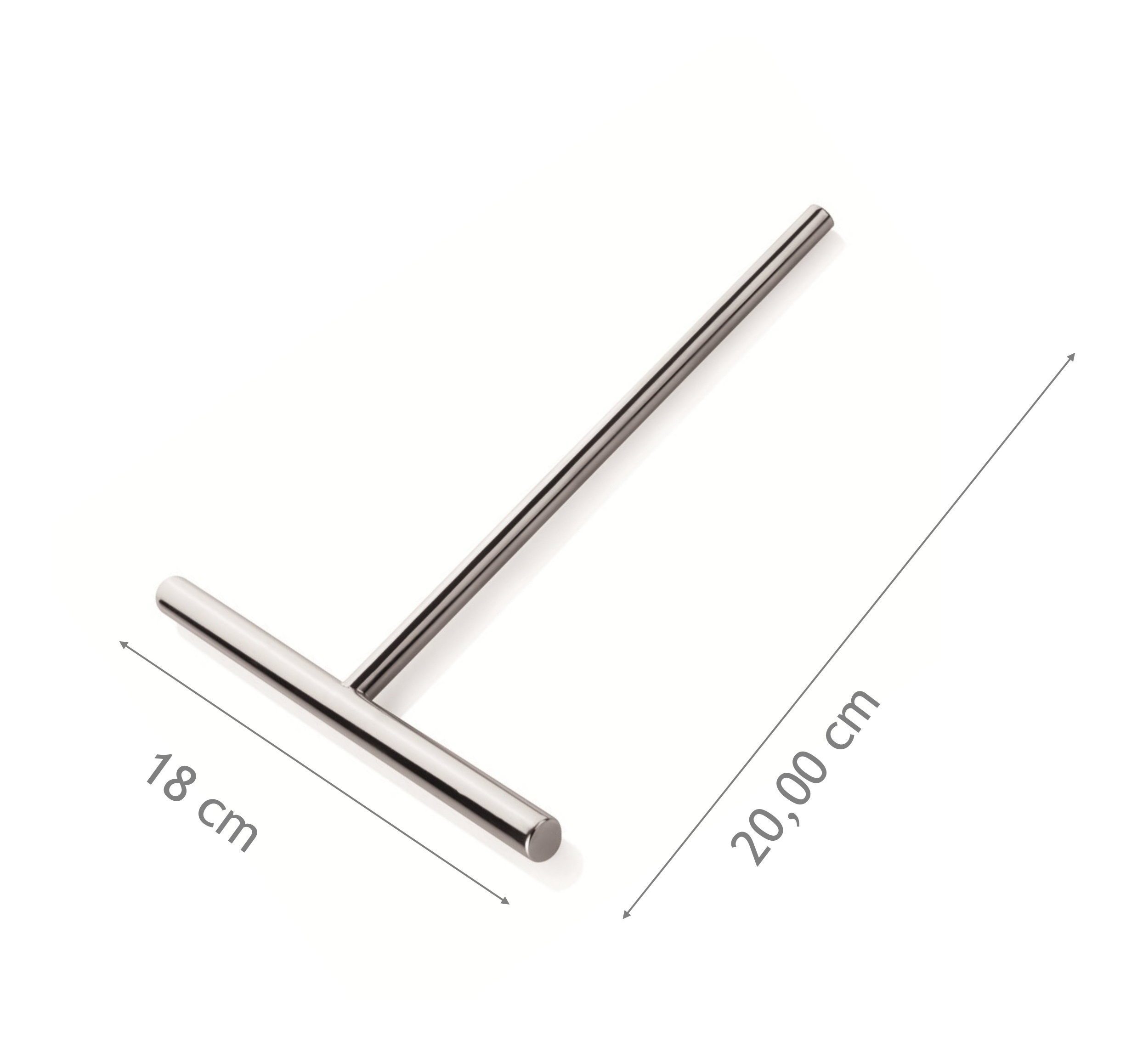 Kerafactum 20cm Stainless Steel Stendipasta Crepe Maker - Long Handle Dough Spreader for Perfect Crepes & Pancakes - Ideal for Home Kitchens, Breakfast Restaurants & Catering Events