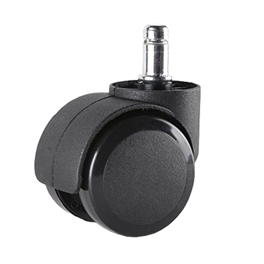 Universal 2 Inch Office Chair Casters - Heavy Duty Swivel Wheels for Computer Chairs, Desk Chairs & Rolling Furniture - Smooth Rolling PU Wheels for Hardwood Floors & Carpets