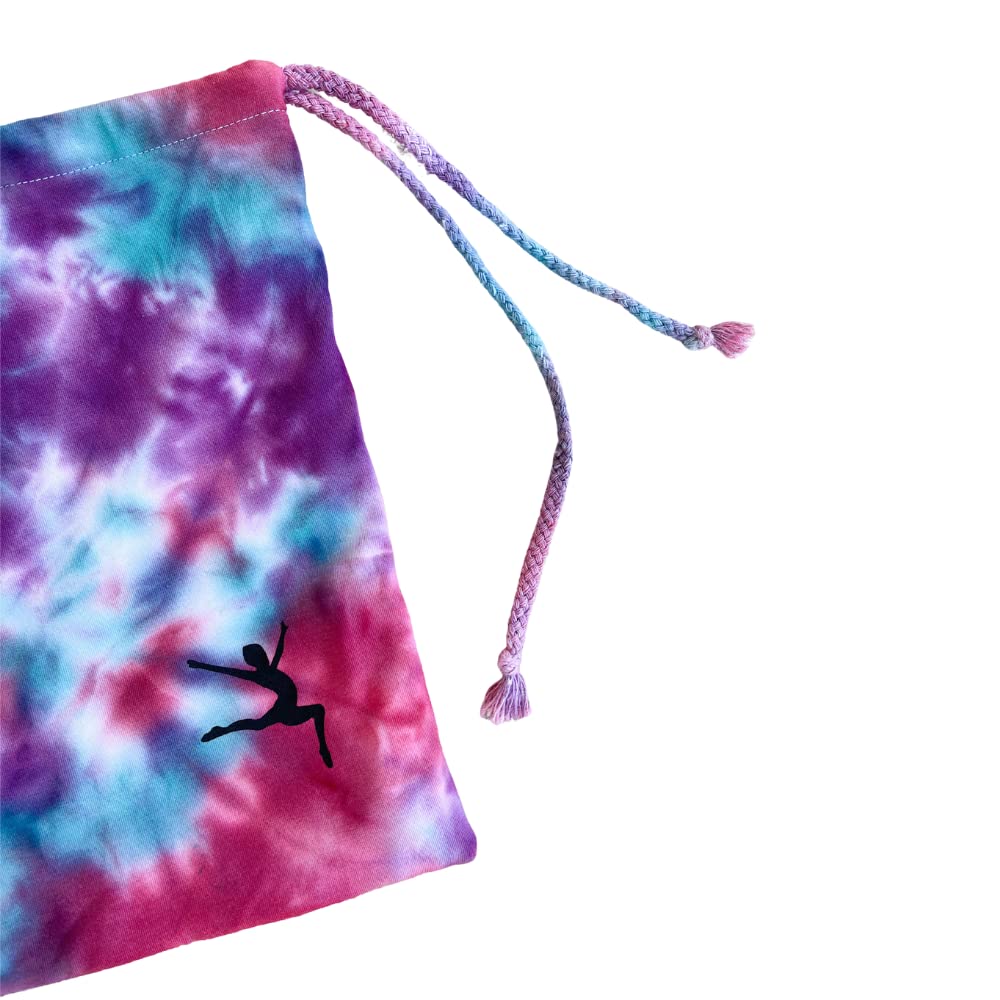 Custom Tie Dye Gymnastics Grip Bag DIY Kit - Personalized Training Gear for Gymnasts - Perfect Gift for Girls & Fun Team Activity - Ideal for Practice, Competitions & Gym Storage