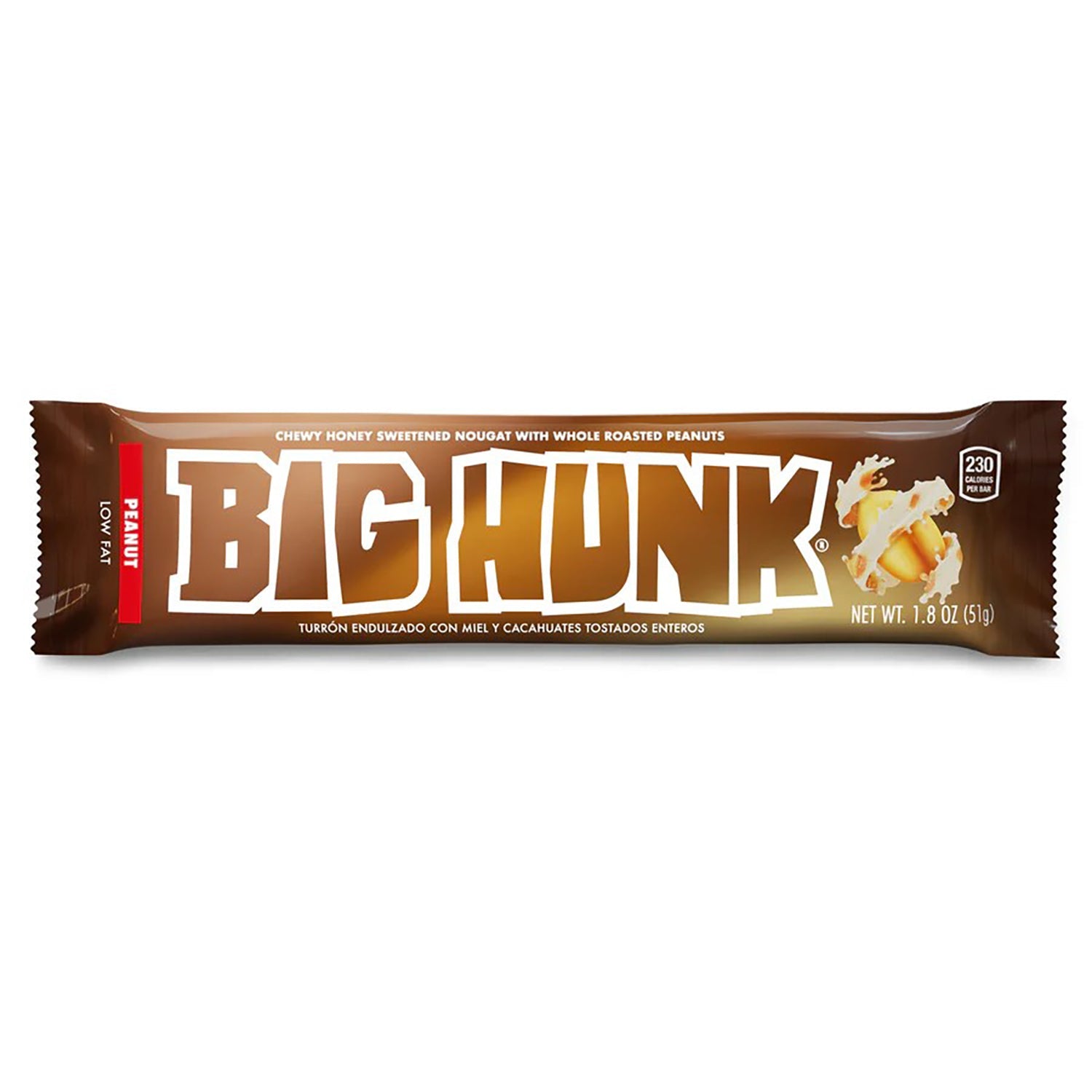 Annabelle's Big Hunk Bar - 24 Count Box | Peanut Butter Honey Candy | Perfect for Halloween Treats, Party Favors & Office Snacks