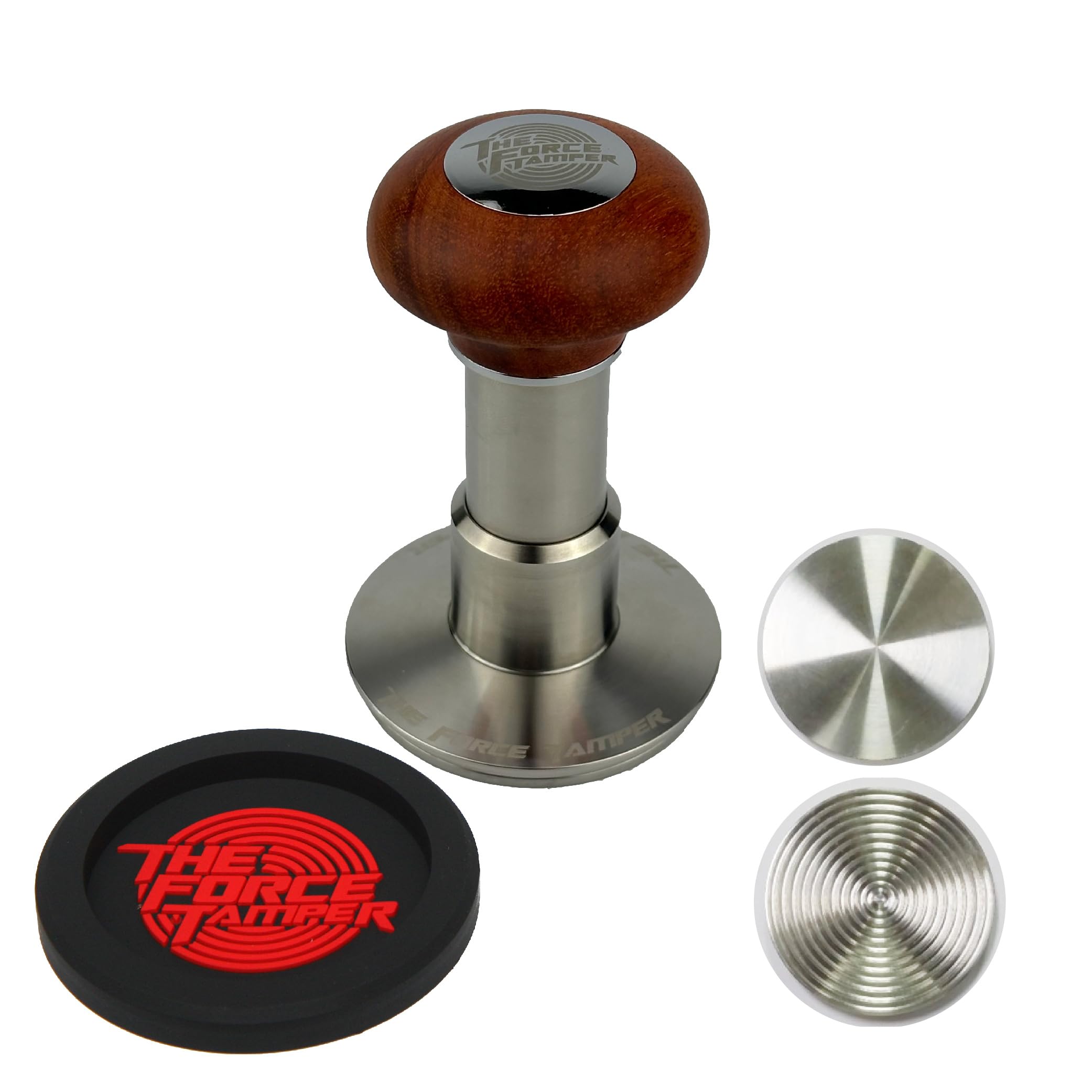 Premium Espresso Coffee Tamper - 58.50mm Food Grade Stainless Steel Base with Ergonomic Handle - Perfect for Baristas & Home Coffee Brewing - Essential Coffee Press Tool for Espresso Machines & Coffee Shops