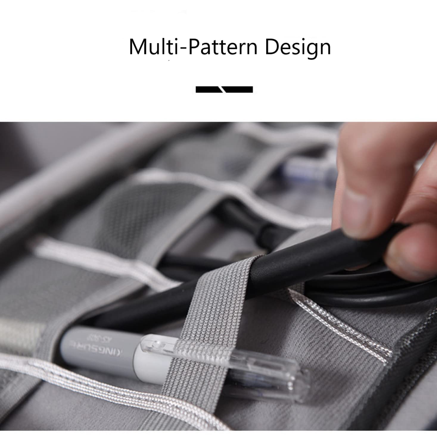 Waterproof Electronic Cable Organizer Bag - Multi-Function Storage for Cables, Chargers, Controllers & Hard Drives - Travel Case for Electronics Accessories | Perfect for Travel, Office & Home Organization