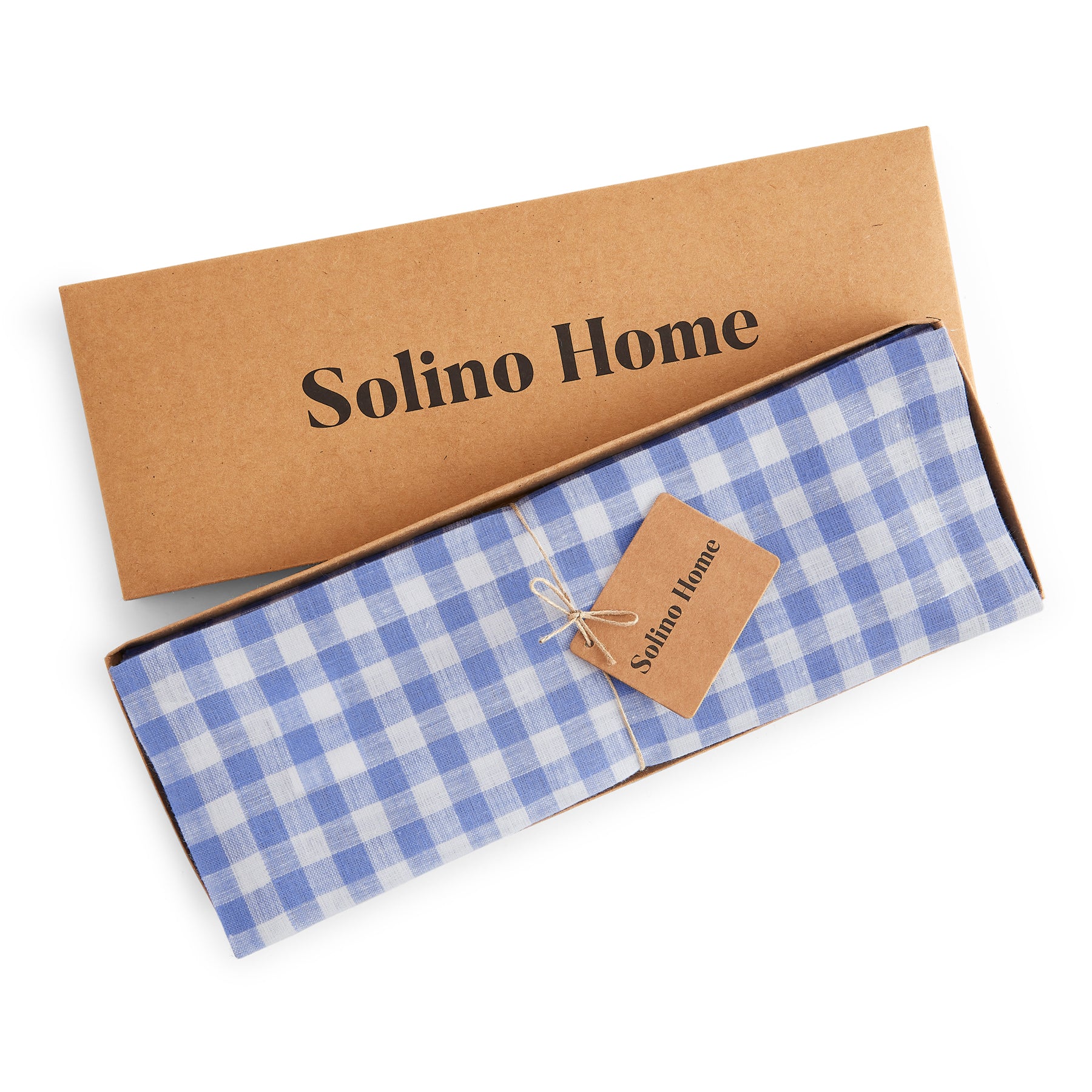 Stylish Gingham Placemats Set of 4 - Cotton Table Mats for Dining Room Decor, Kitchen Table Setting & Picnic Accessories