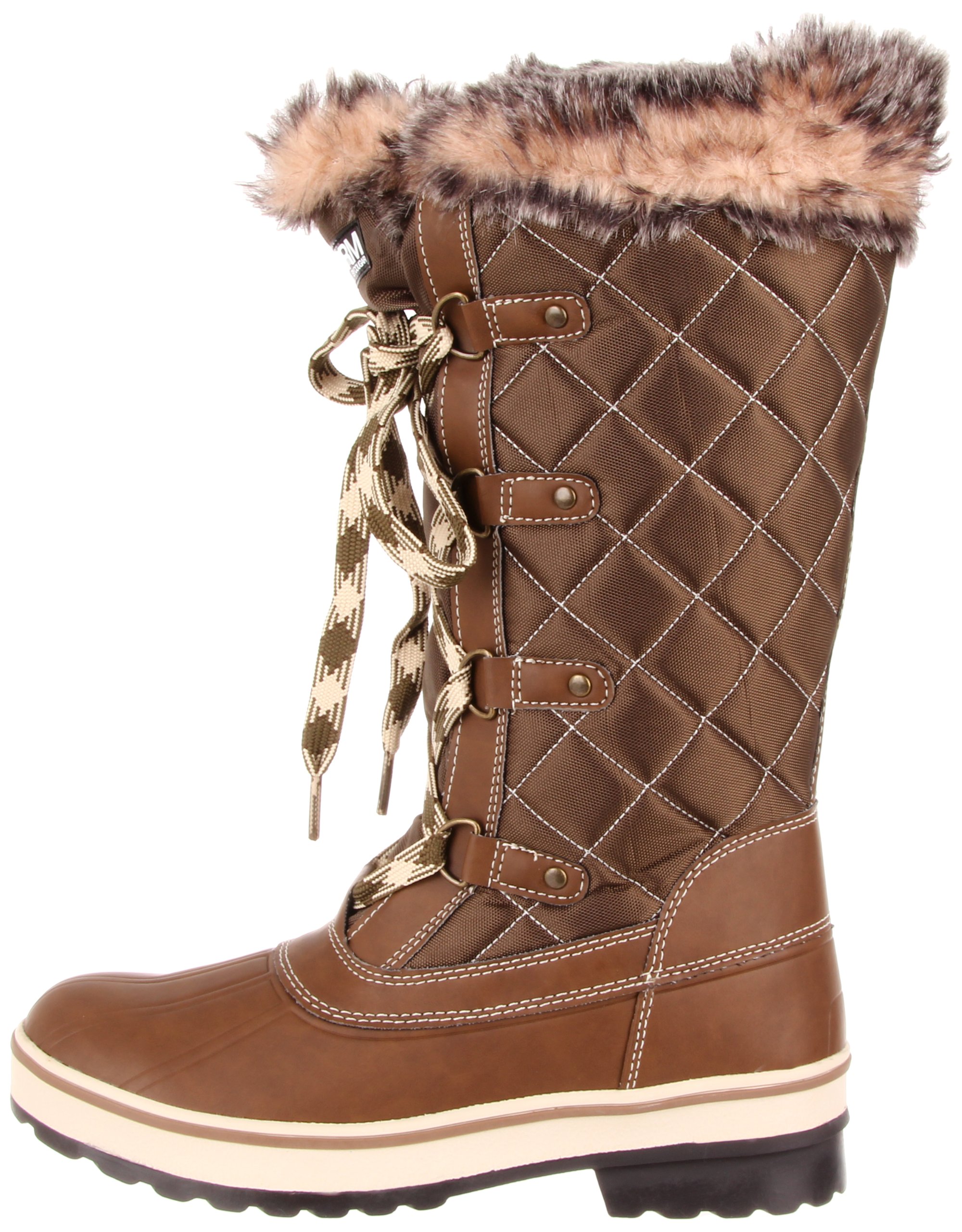 Cougar Women's Aspire Quilted Winter Boots - Waterproof Snow Boots with Insulation for Cold Weather | Perfect for Hiking, Snowshoeing & Winter Outdoor Activities