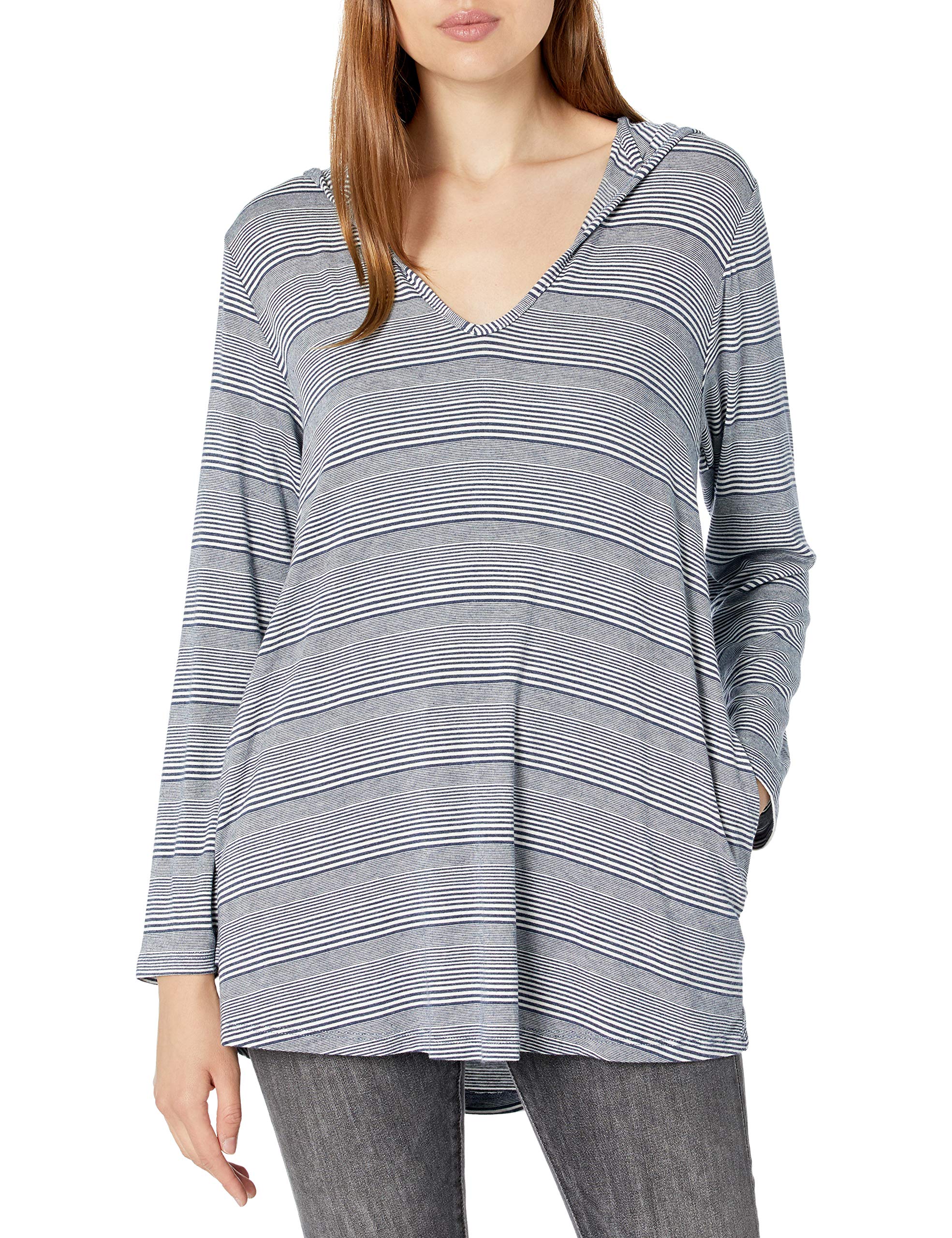 Splendid Women's Able Staple Hoodie Tunic - Soft Casual Pullover Sweatshirt for Everyday Wear | Perfect for Work, Lounge & Outdoor Activities