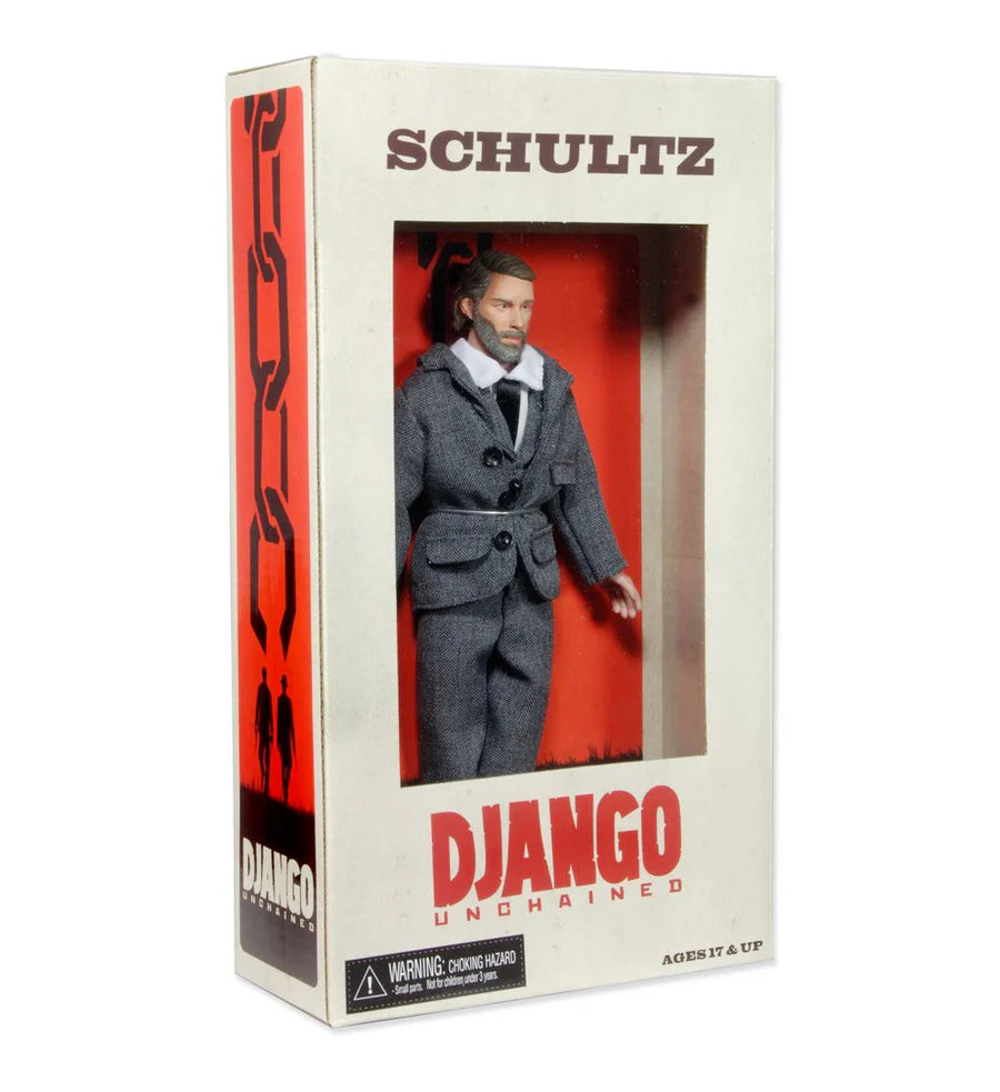 NECA Django Unchained Dr. King Schultz Action Figure - Collectible Movie Toy for Fans & Display